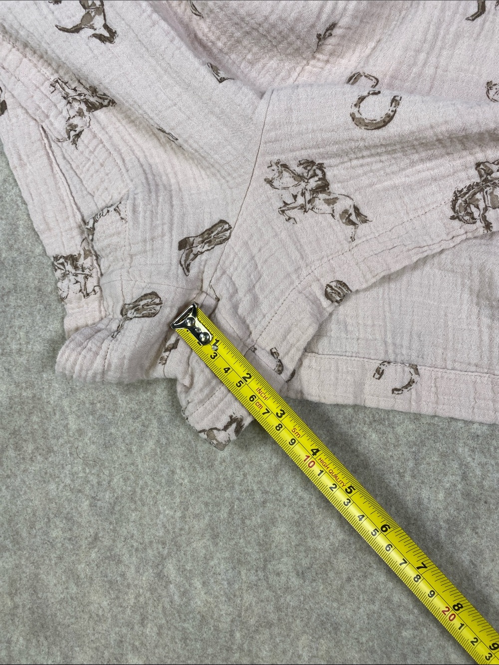 American Eagle AE Lounge Western Cowboy Print Pajama Set XL Cotton - Picture 6 of 11
